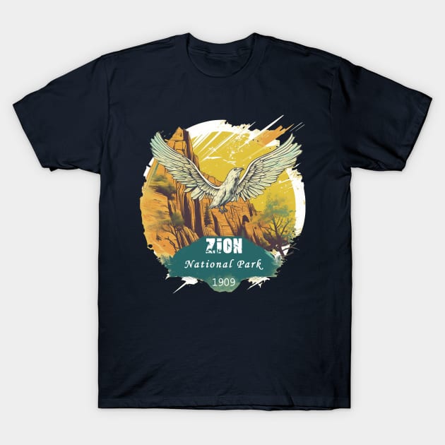 Zion National Park T-Shirt by GreenMary Design